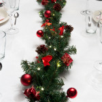 dekoracja świąteczna stołu